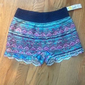 NWT Ruffle Multi ColoredShorts